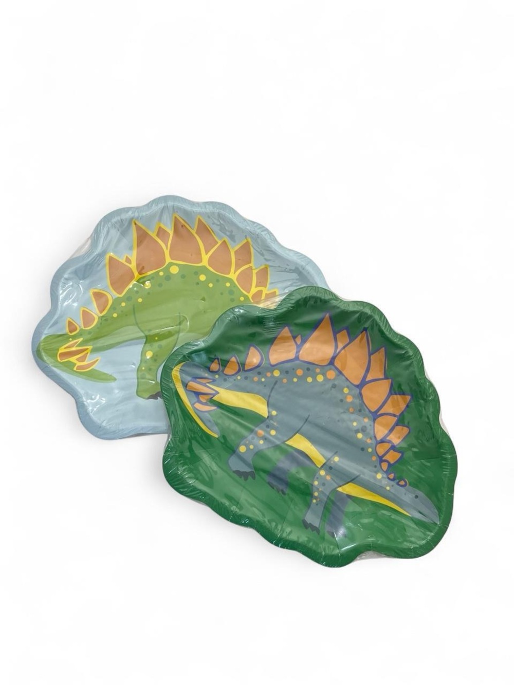 Set of 2 Dinosaur Themed Character Party Paper Plates Brand New